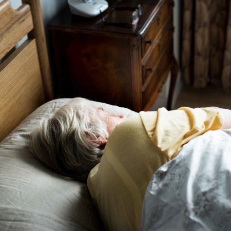 person sleeping
